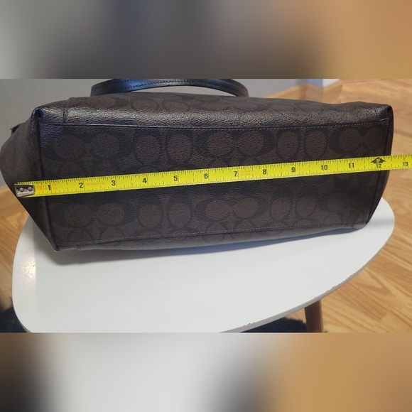 Coach Dark Brown Signature Tote - Picture 6 of 7